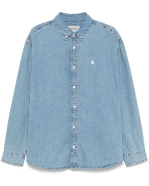 Carhartt Long Sleeves "Lucas" Denim Shirt - Blue