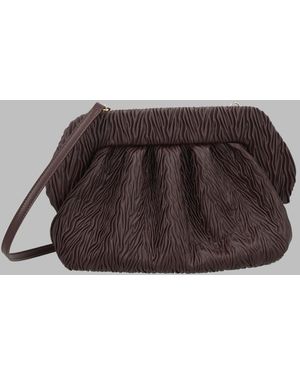 THEMOIRÈ Borsa "Bios" Large Arricciata - Brown