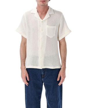 Portuguese Flannel Agora Knitted Shirt - Blue