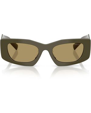 Prada Zonnebril Prd03 Sd 26 J70 G Laurier/olijfgroen Dames - Bruin