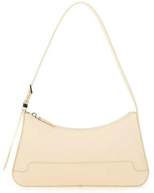 Marni Leather Shoulder Bag - Natural