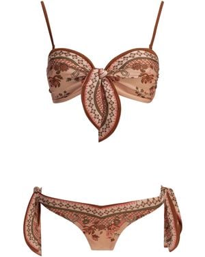 Zimmermann "Aster" Bikini - Brown