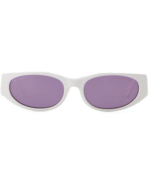 BY FAR Sonnenbrille mit weitem weiß weiß - Lila