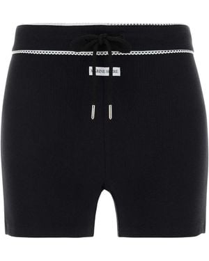 Marine Serre Cute 70's Mini Shorts - Blue