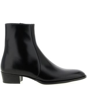 Saint Laurent Roman Boots And Ankle Boots - Black