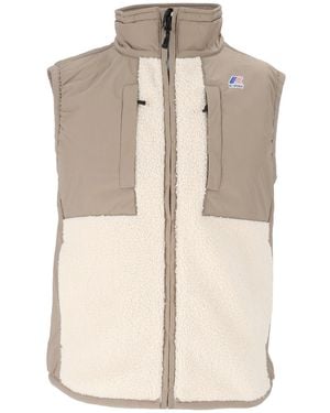 K-Way Vital 4.0 Orsetto Fleece Vest - Natural