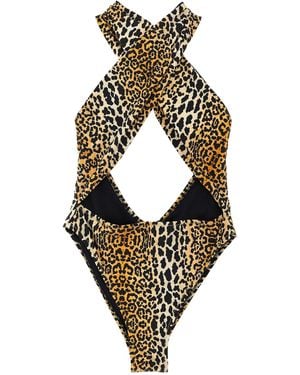 Reina Olga 'italiaanse Hengst' One Piece Swimsuit - Metallic