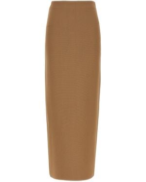 Max Mara 'Alce' Skirt - Natural