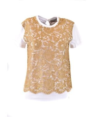 Valentino Tshirt Short Sleeves - Natural