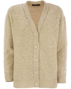 Fabiana Filippi Knitted Mini Dress With Sequin Edging in