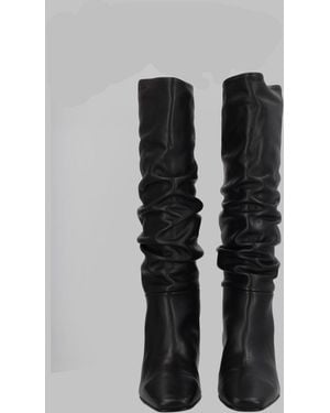 Alohas Slouchy Knee-High Boots - Black