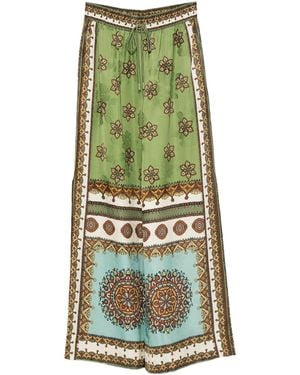 ALÉMAIS Pantalones continentales alemanes - Verde