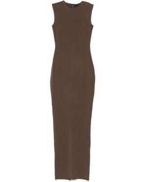 Entire studios Sleeveless Maxi Cotton Spandex Brunette - Brown