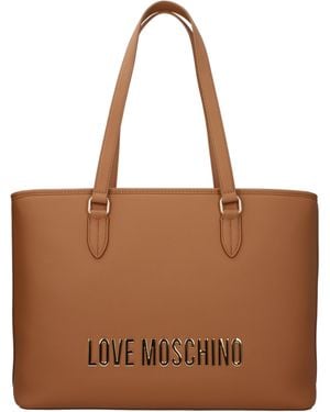 Love Moschino Sacs Sacs Eco Friendly Woman Polyuréthane Brown / Camel - Marron