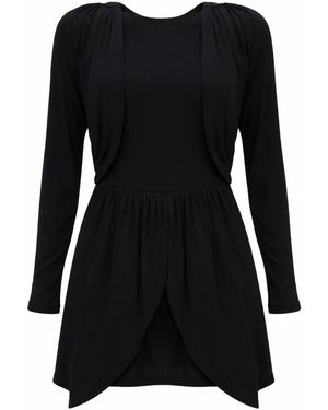 Isabel Marant Round Neck Mini Dress - Black