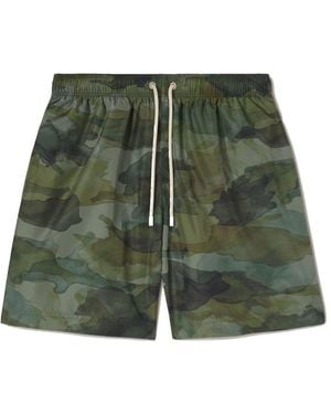 Palm Angels Camouflage Zwemshorts - Groen