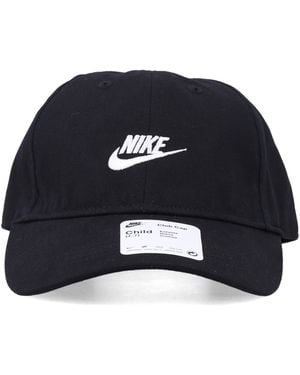 Nike Kids' Mini Futura Brushed Cotton Twill Cap - Blue
