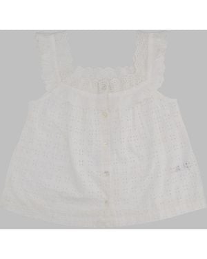 Bellerose Tank Top Wide Straps - White