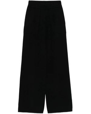 Uma Wang Hose Aus Kaschmir - Schwarz