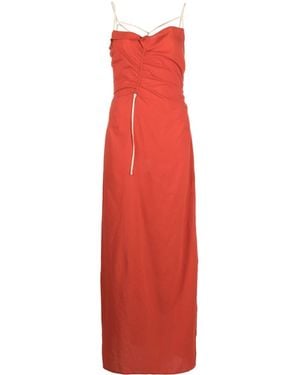 Jacquemus La Robe Gaua Long Dress - Red