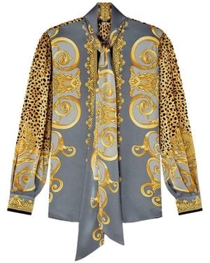 Versace Silk Shirt - Gray