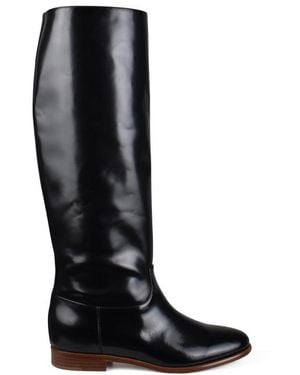 Gabriela Hearst Patent Leather Ankle Boots - Black