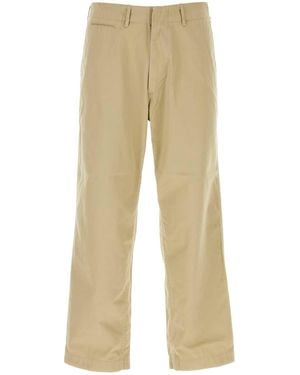 Nanamica Wide Chino Trousers - Natural