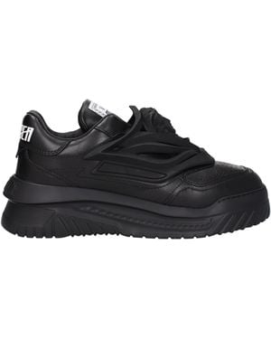 Versace Odissea Sneakers Leather - Black