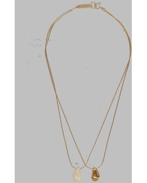 Isabel Marant Chic Mini Necklace From Fw26 Collection - Grey