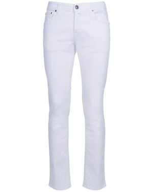 Jacob Cohen Hose 5 Pkt Slim Fit Nick - Weiß