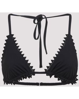 Jacquemus Le Haut De Maillot Picot-bikini - Zwart