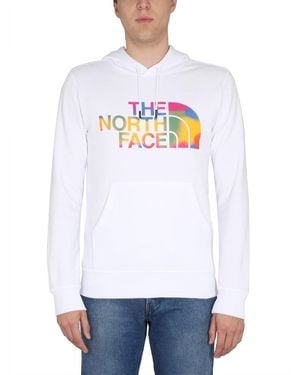 The North Face Graphic Logo Hoodie - White