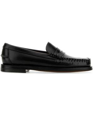 Sebago Leather Classic Dan Loafers - Black