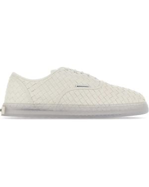 Bottega Veneta Logo Trainers - White