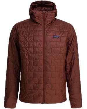 Patagonia "nano Puff Hoody" Jacket - Brown