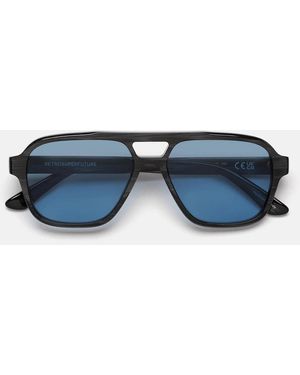 Retrosuperfuture Zonnebril Maneval Black Cat 0 Jt Zwart/blauw Unisex