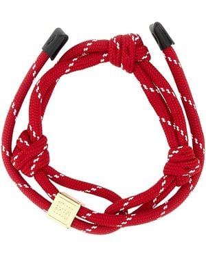 Miu Miu Fabric Bracelet - Red