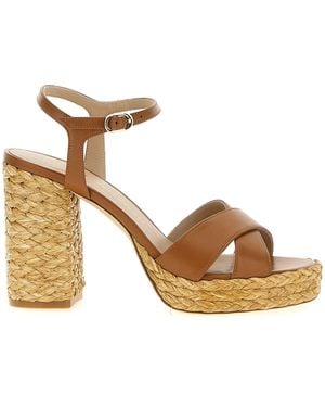 Stuart Weitzman 'Dayna' Sandalen - Mettallic