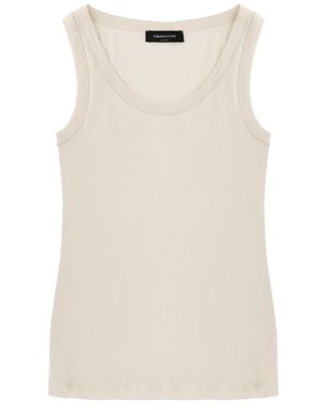 Fabiana Filippi Cotton Tank Top - Natural