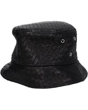 Bottega Veneta Cappelli Uomo Pelle Nero - Black