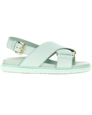 Marni 'Fussbet' Sandals - Green