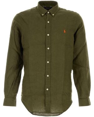 Polo Ralph Lauren Linen Shirt - Green