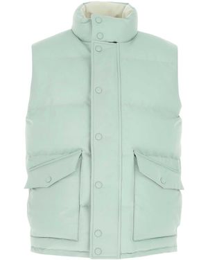 McQueen Sea Polyester Sleeveless Padded Jacket - Green