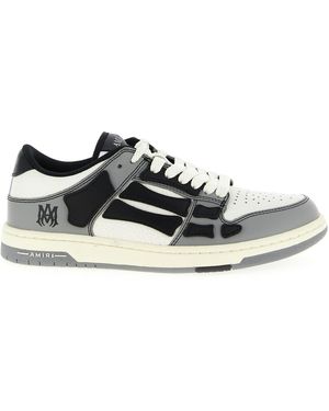 Amiri Sneaker "Varsity Skel Low Top". - Weiß