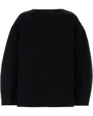 Jil Sander Wool Oversize Jumper - Black
