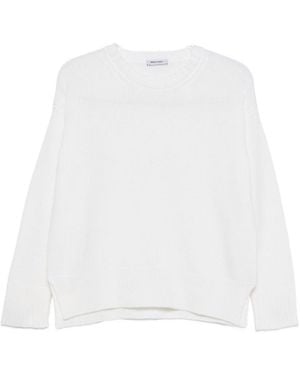 Base London Wool And Cashmere Crewneck Jumper - White