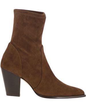 Stuart Weitzman Jolene Wildleder -Knöchelstiefel - Braun