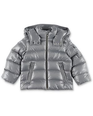 Moncler Boys' Lightweight Nylon Outerwear Jacket, Fall/Winter 2026 - Grey