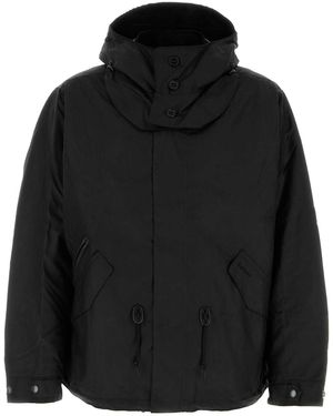 Barbour Black Cotton Short Windjacke - Schwarz