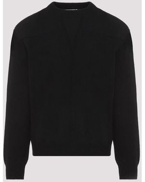 Jil Sander Wool-Blend Pullover - Schwarz